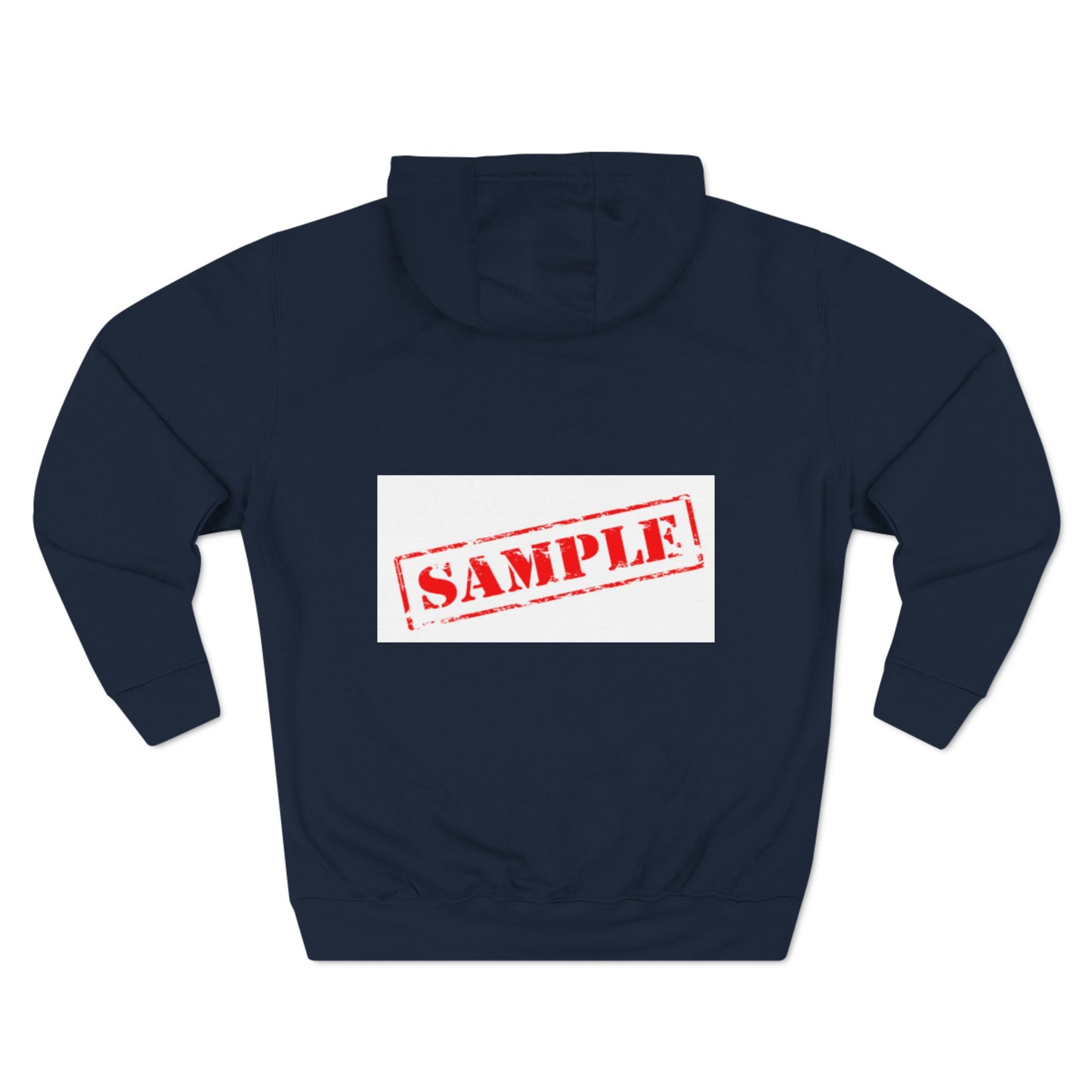 Three-Panel Fleece Hoodie