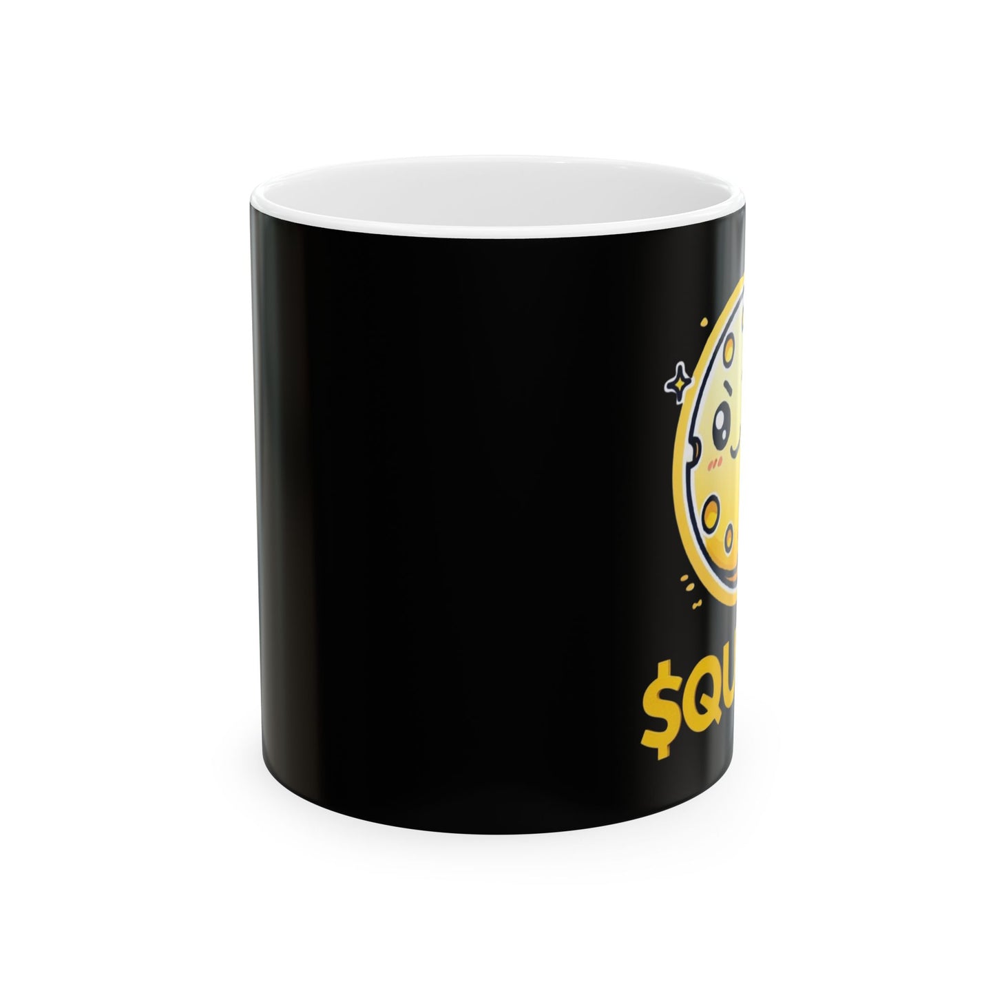 Queso Coin Ceramic Mug, (11oz)