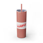 Skinny Tumbler with Straw, 20oz