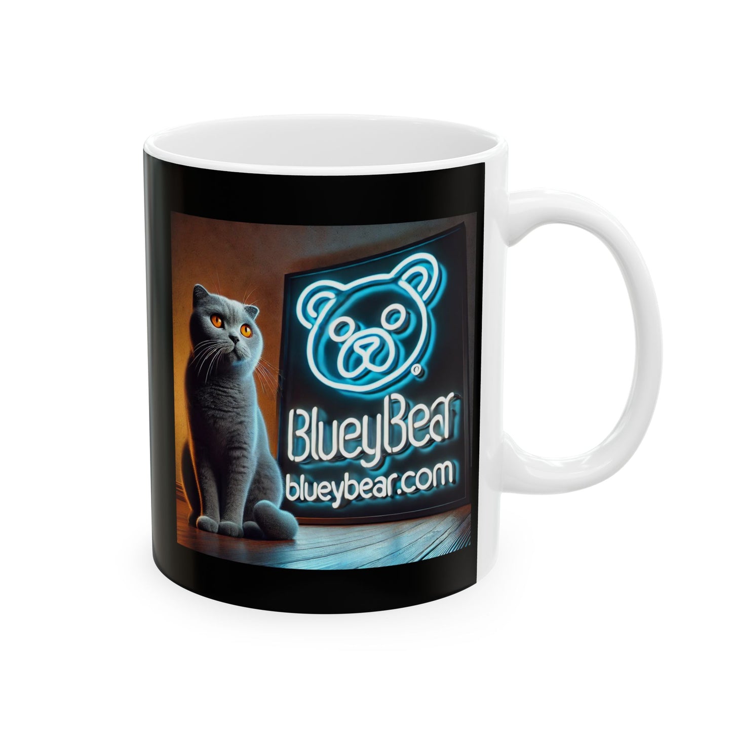 Bluey The Bear Mug, (11oz)