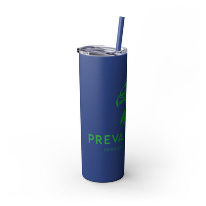 Prevail Token Skinny Tumbler with Straw, 20oz