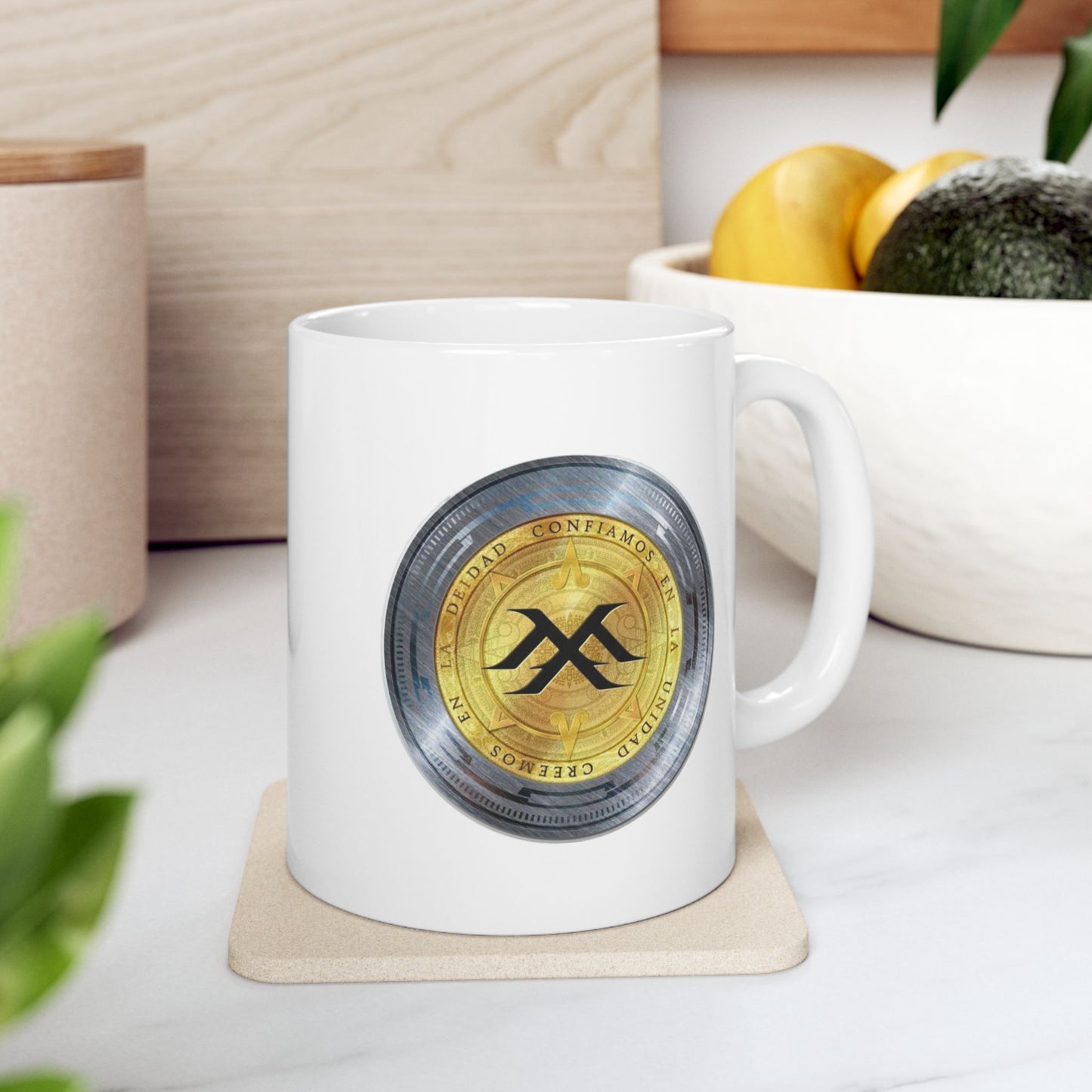 MXD Token Ceramic Mug, (11oz)