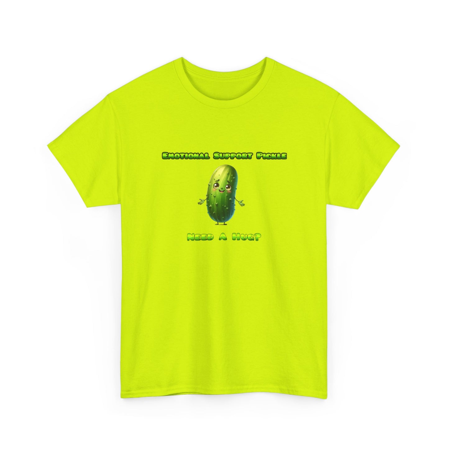 Emotional Support Pickle Cotton Tee