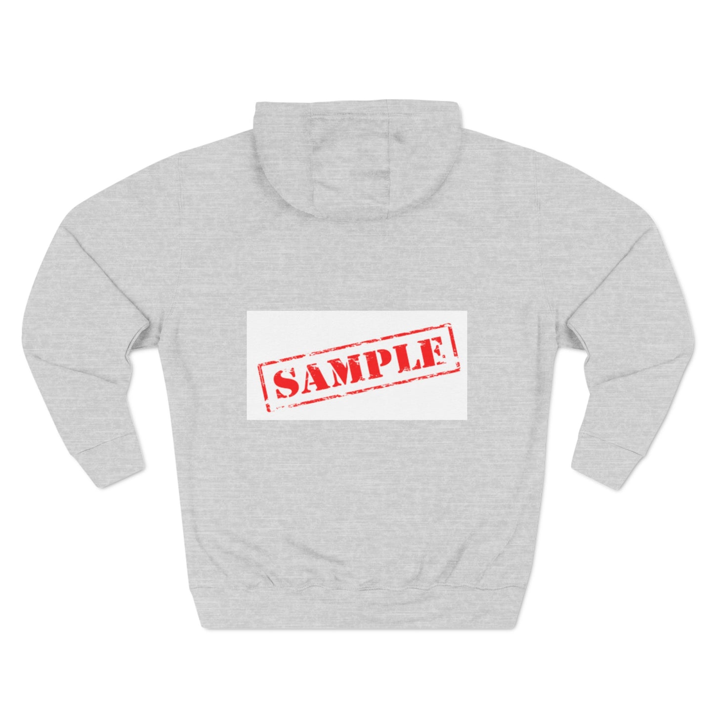 Three-Panel Fleece Hoodie