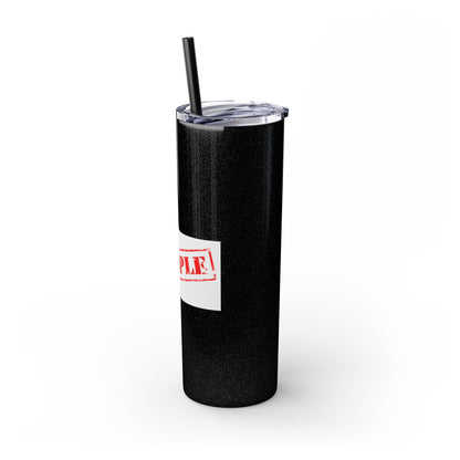 Skinny Tumbler with Straw, 20oz