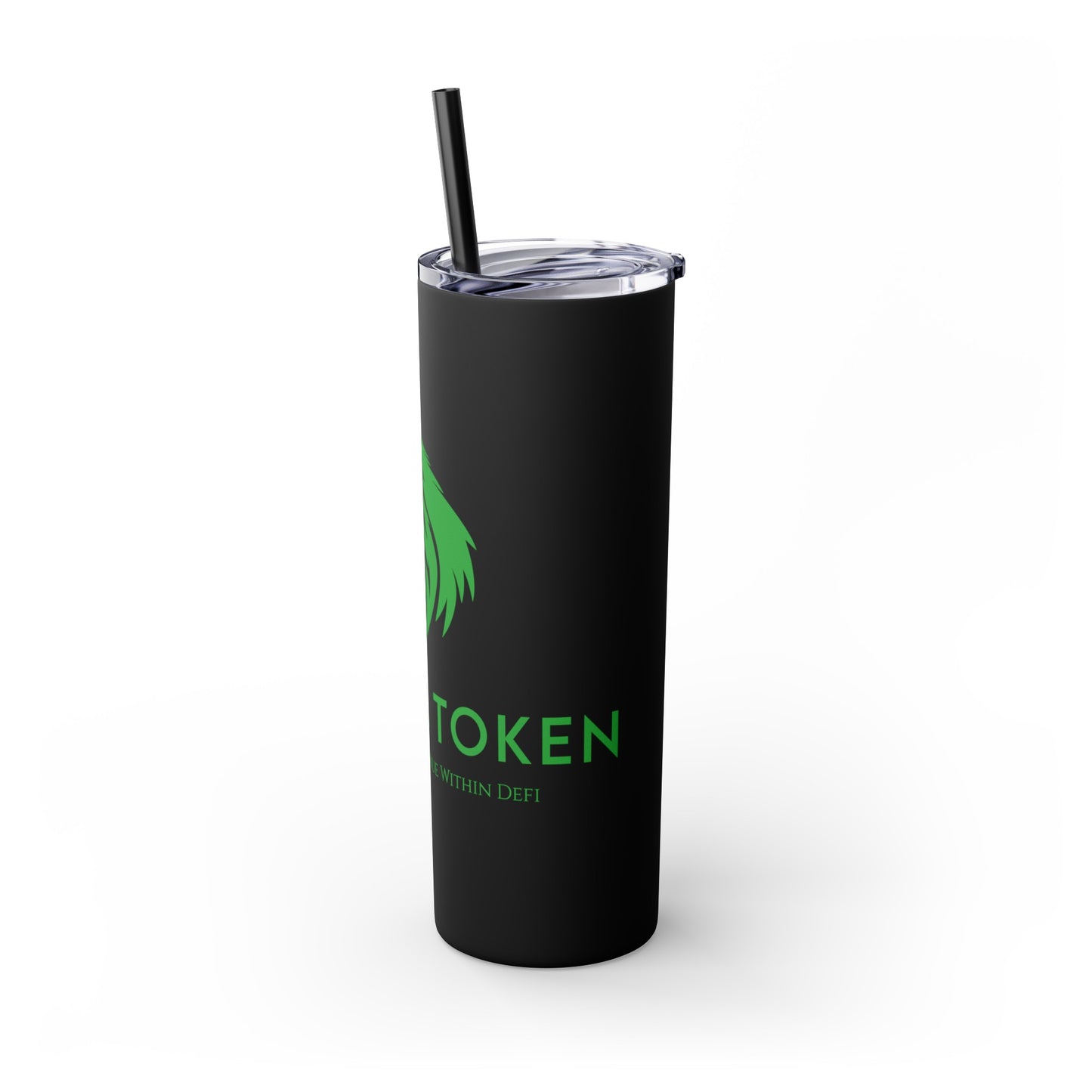 Prevail Token Skinny Tumbler with Straw, 20oz