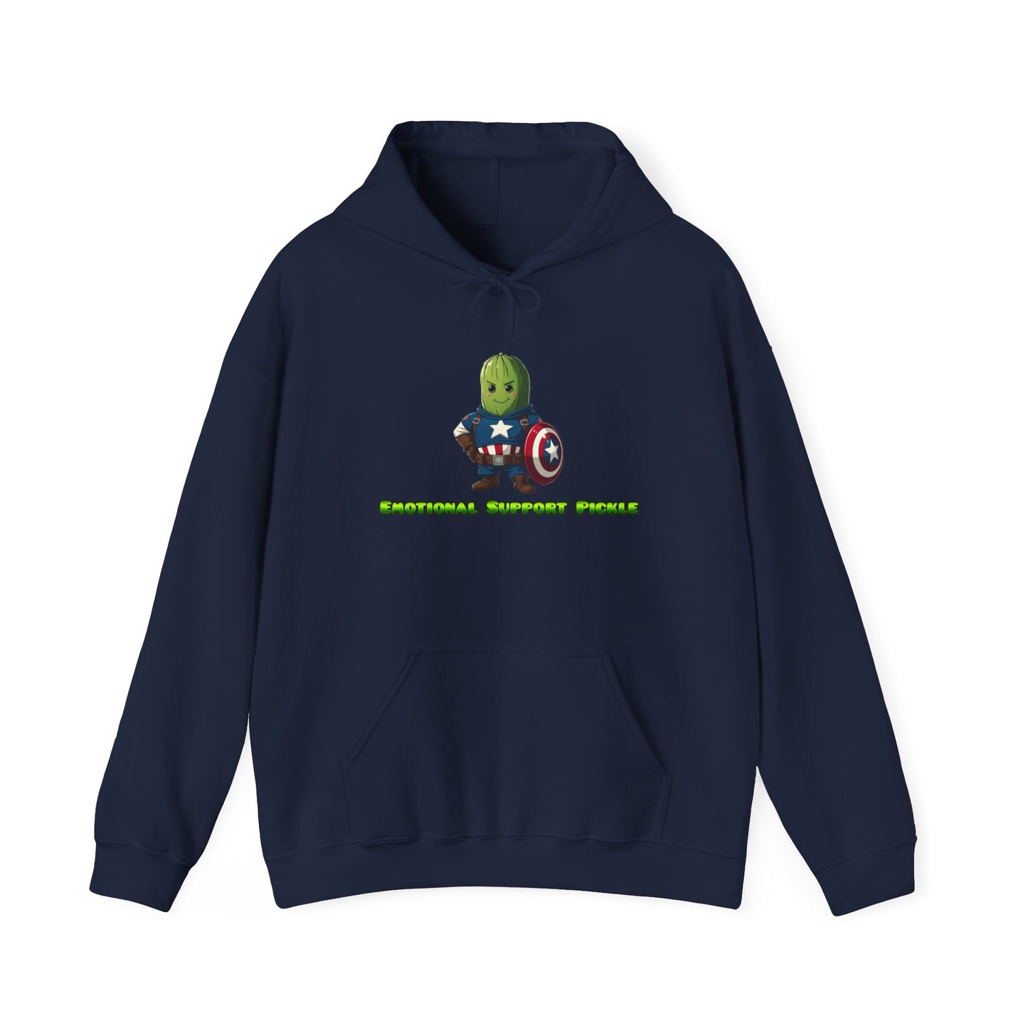 Emotional Support Pickle Hooded Sweatshirt