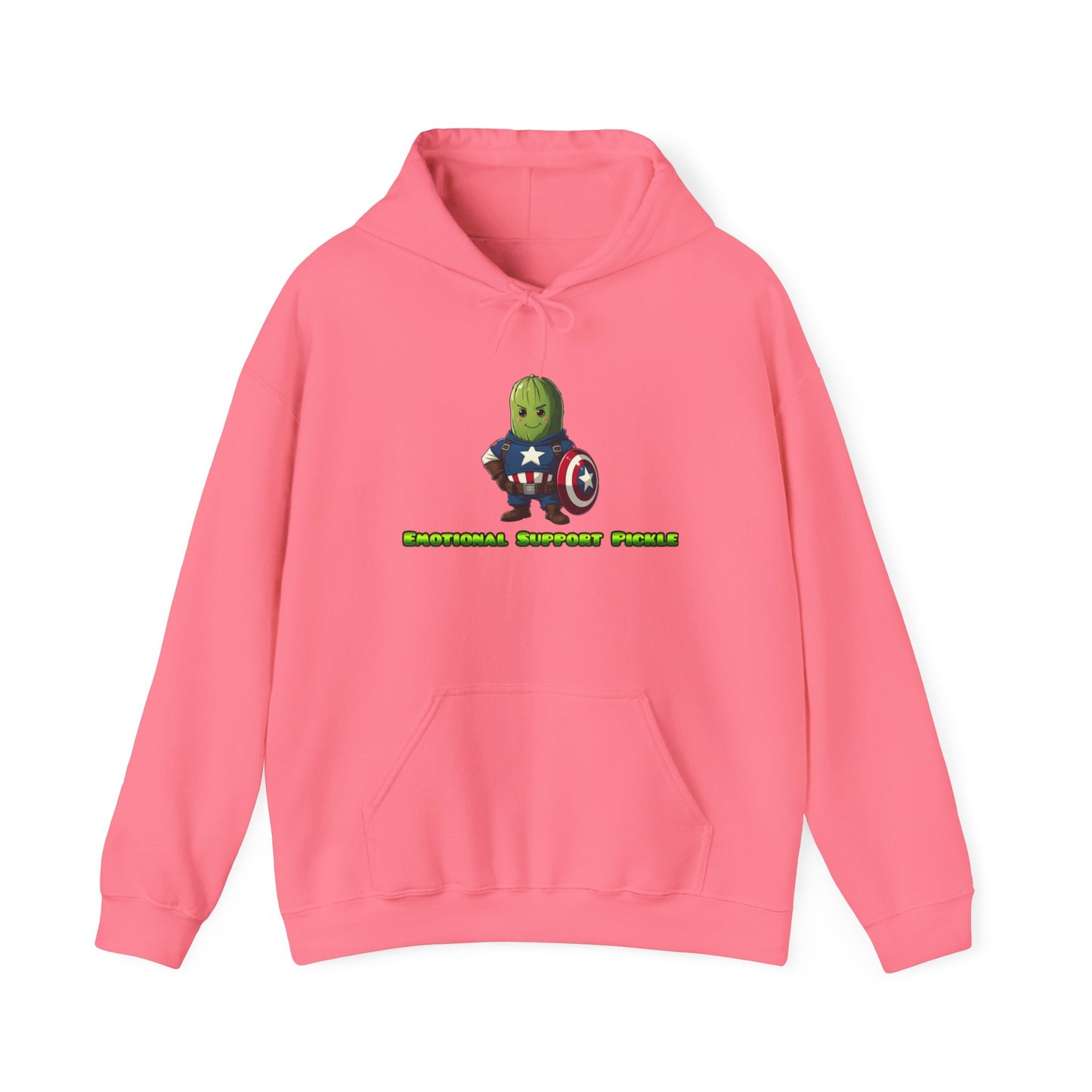 Emotional Support Pickle Hooded Sweatshirt