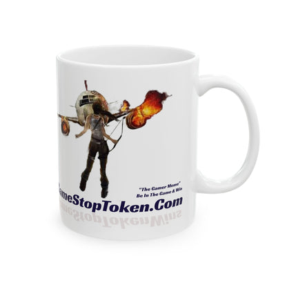 Game Stop Token Mug, (11oz)