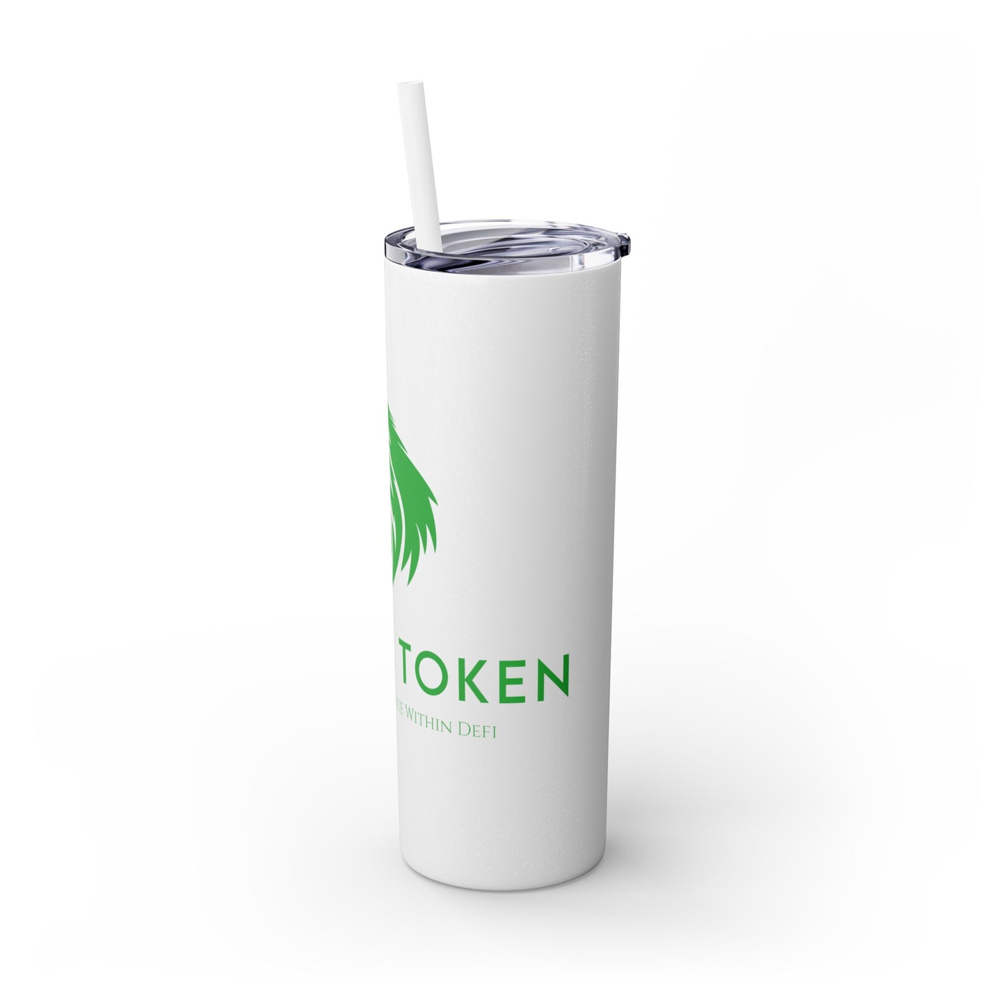 Prevail Token Skinny Tumbler with Straw, 20oz