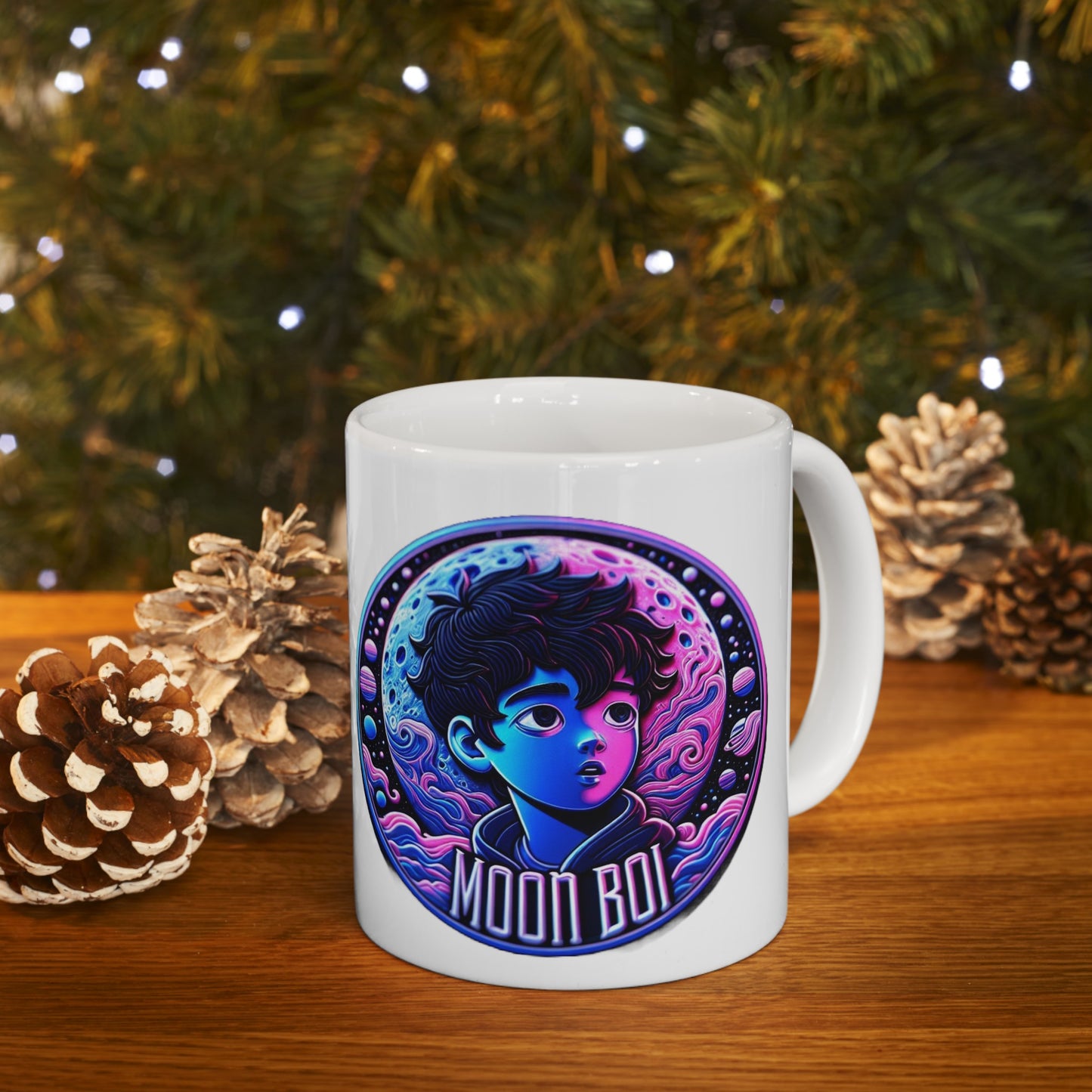 Moon Boi Inc Ceramic Mug, (11oz)