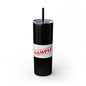 Skinny Tumbler with Straw, 20oz