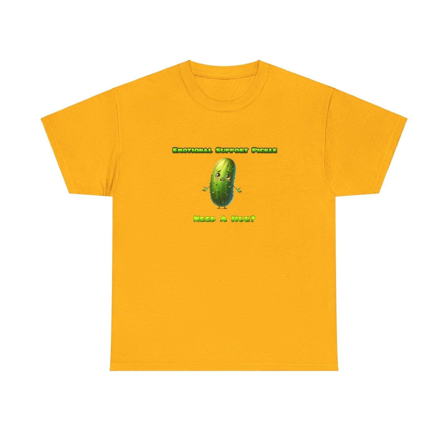 Emotional Support Pickle Cotton Tee