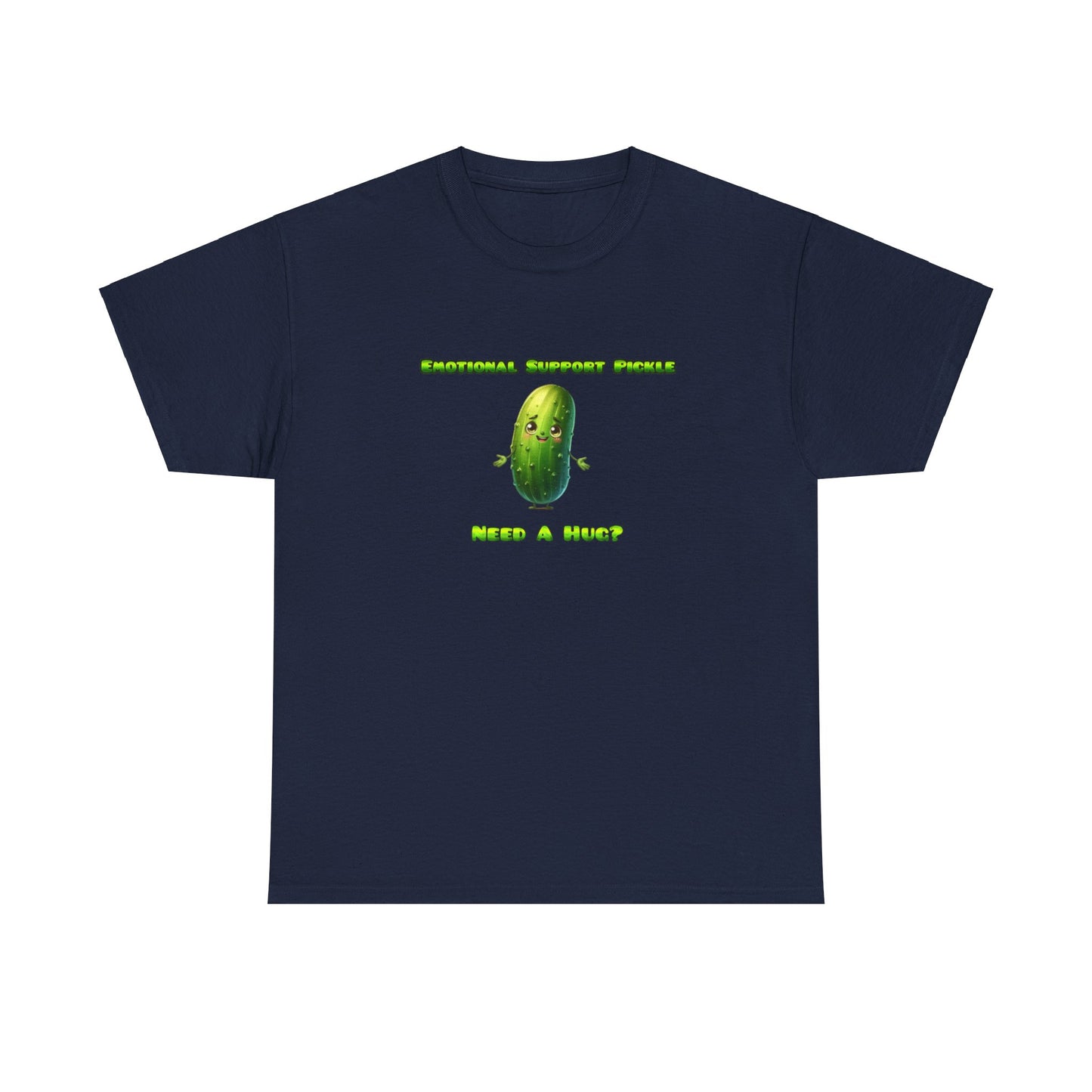 Emotional Support Pickle Cotton Tee