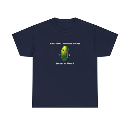 Emotional Support Pickle Cotton Tee