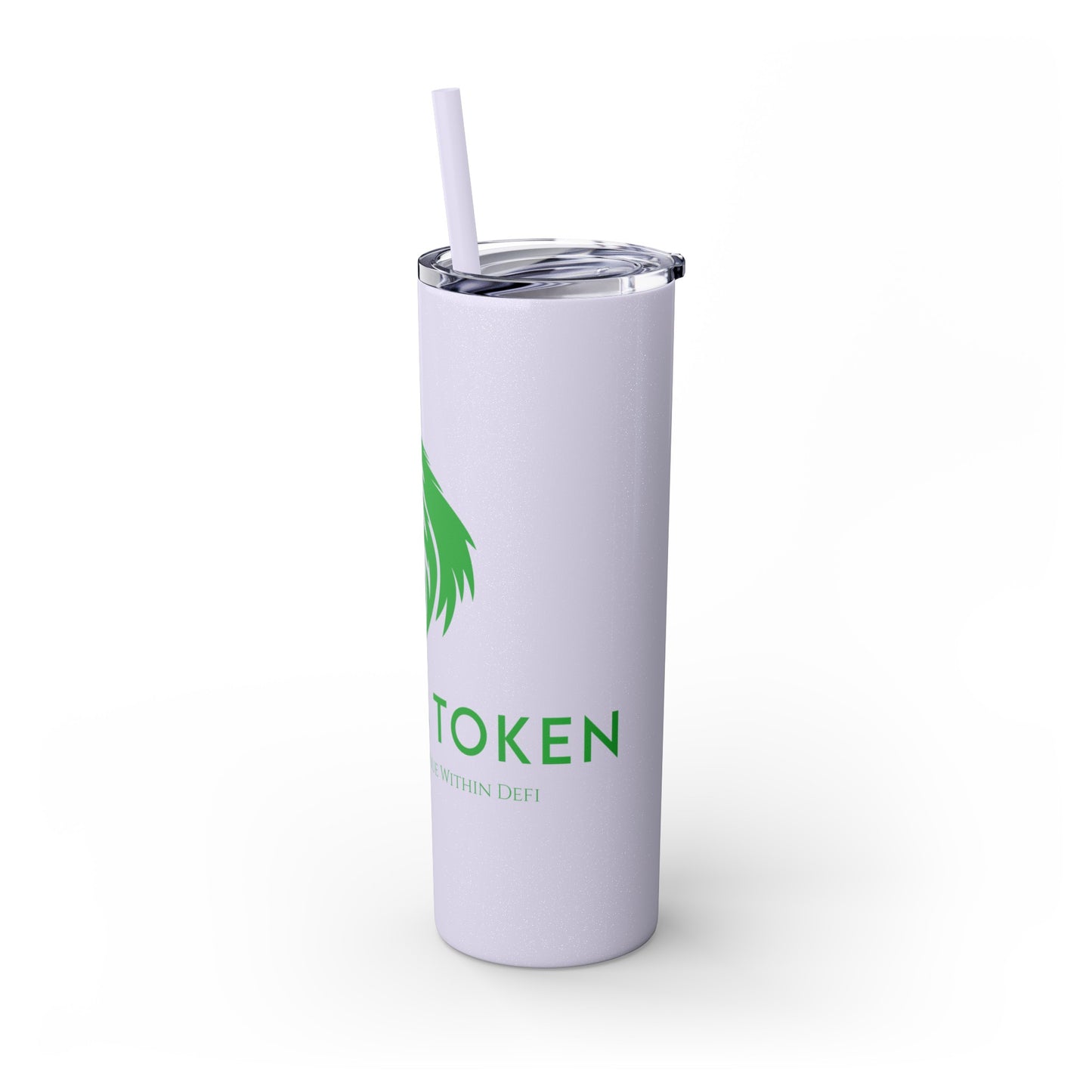 Prevail Token Skinny Tumbler with Straw, 20oz