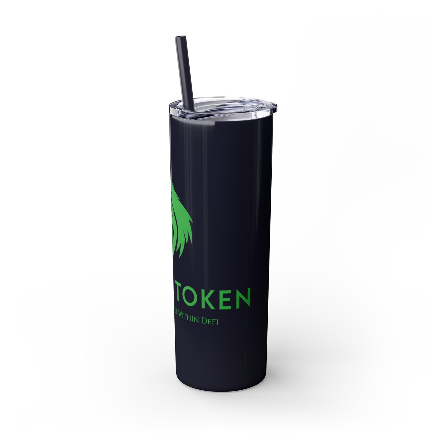 Prevail Token Skinny Tumbler with Straw, 20oz