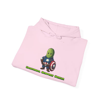 Emotional Support Pickle Hooded Sweatshirt