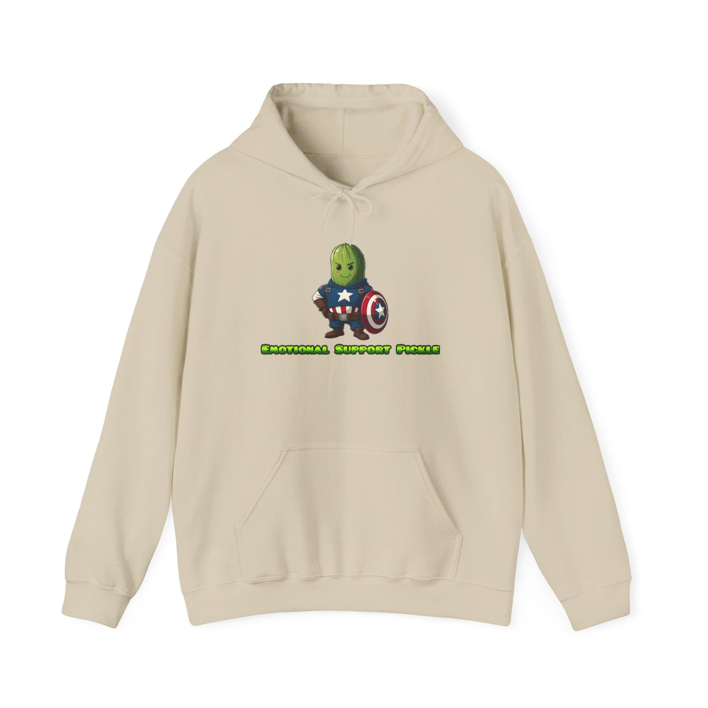 Emotional Support Pickle Hooded Sweatshirt