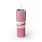 Skinny Tumbler with Straw, 20oz