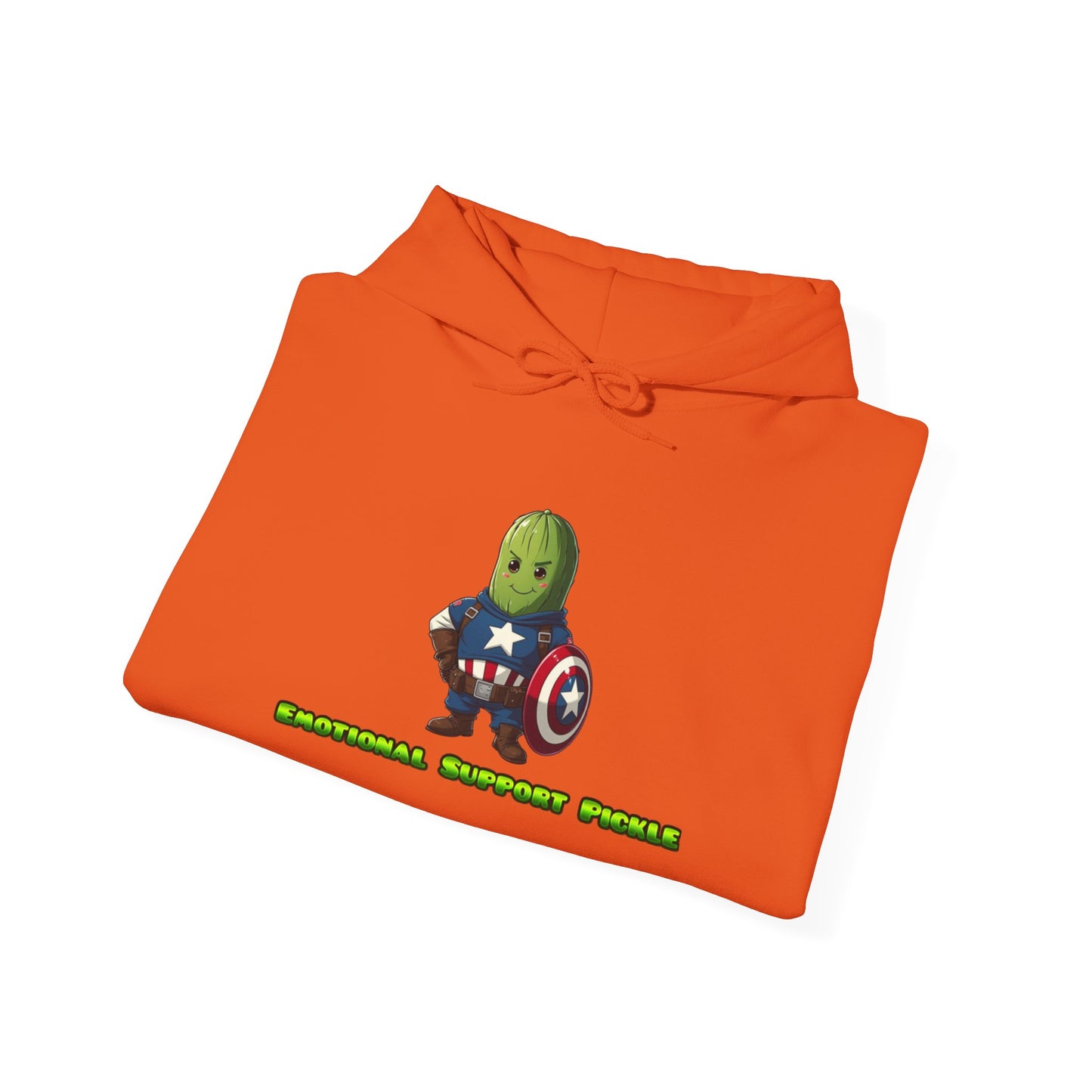 Emotional Support Pickle Hooded Sweatshirt