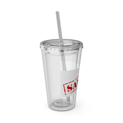 Sunsplash Tumbler with Straw, 16oz