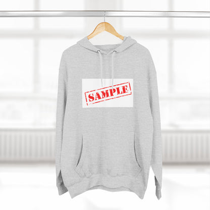 Three-Panel Fleece Hoodie