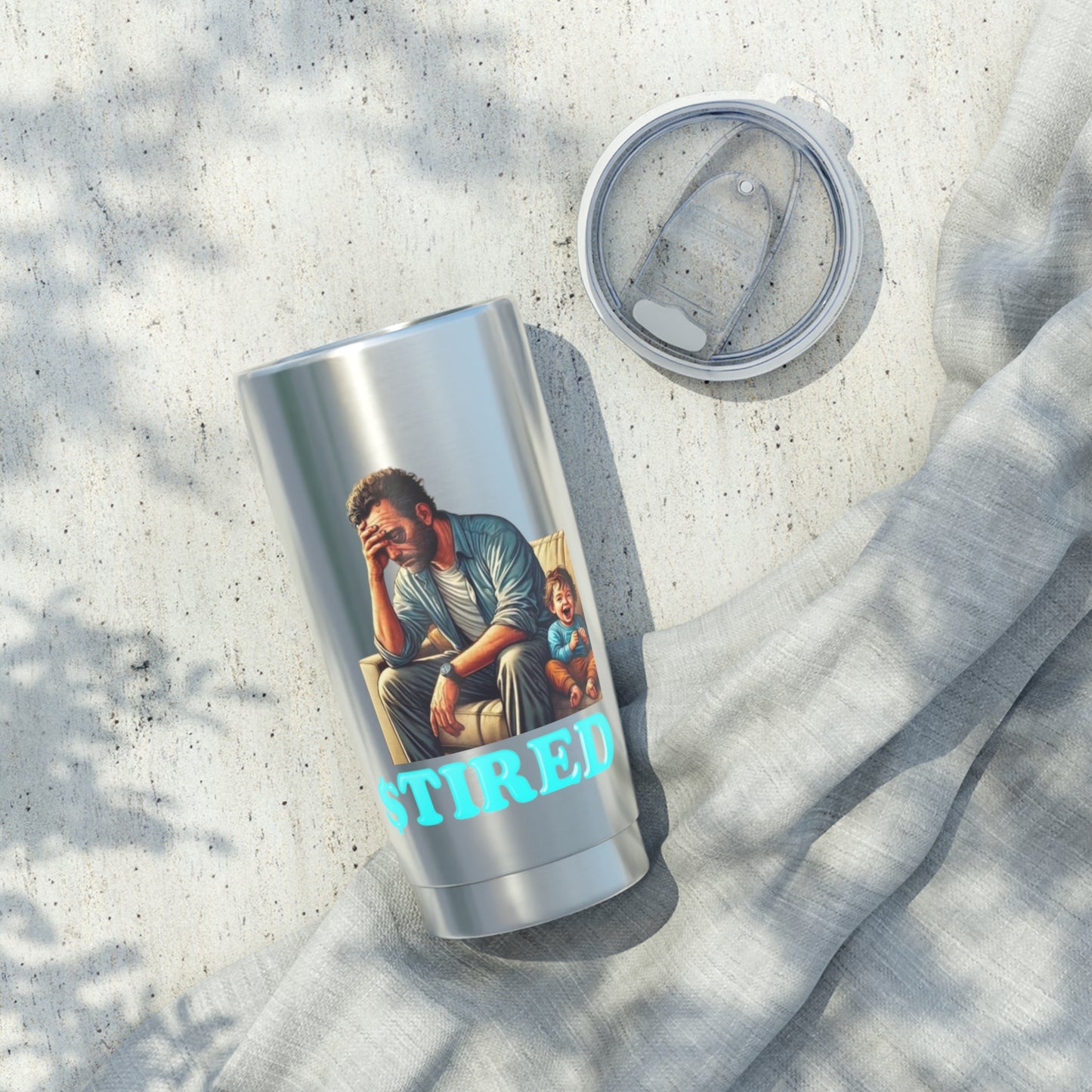 Tired Dad 20oz Tumbler