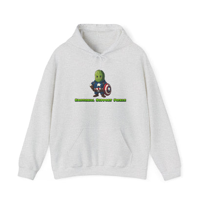 Emotional Support Pickle Hooded Sweatshirt