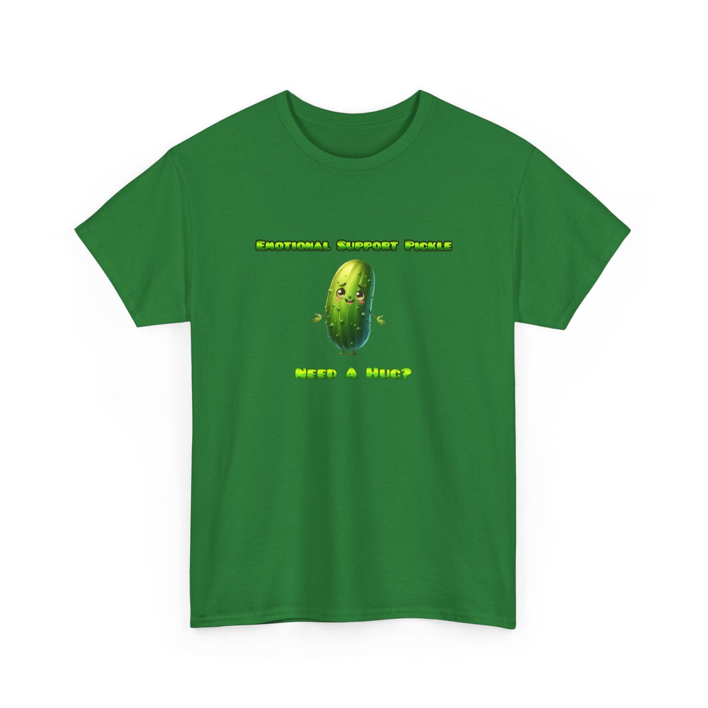 Emotional Support Pickle Cotton Tee