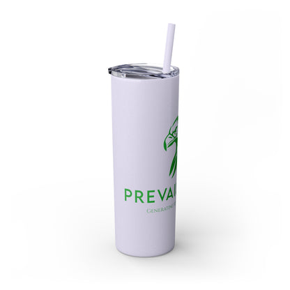 Prevail Token Skinny Tumbler with Straw, 20oz