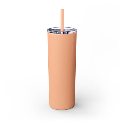 Skinny Tumbler with Straw, 20oz