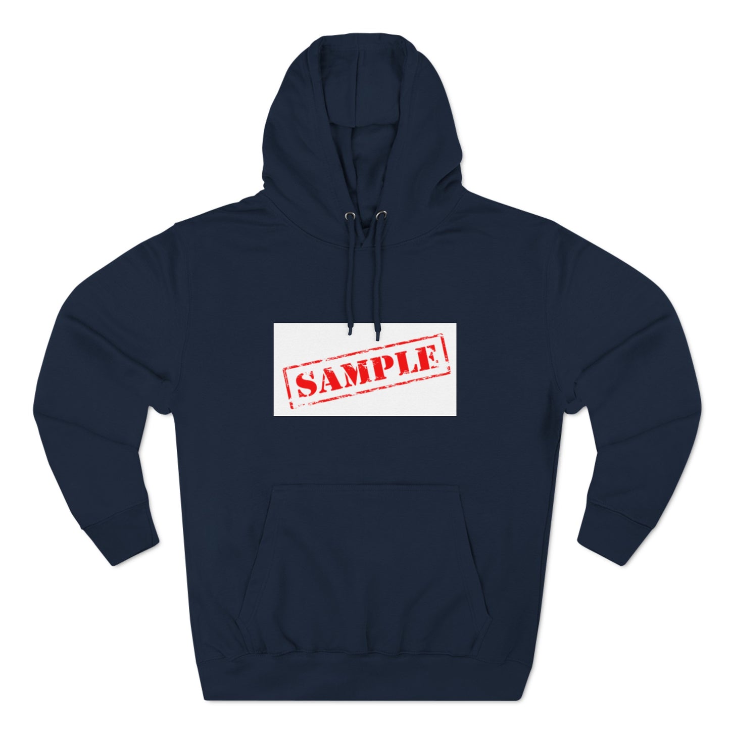 Three-Panel Fleece Hoodie