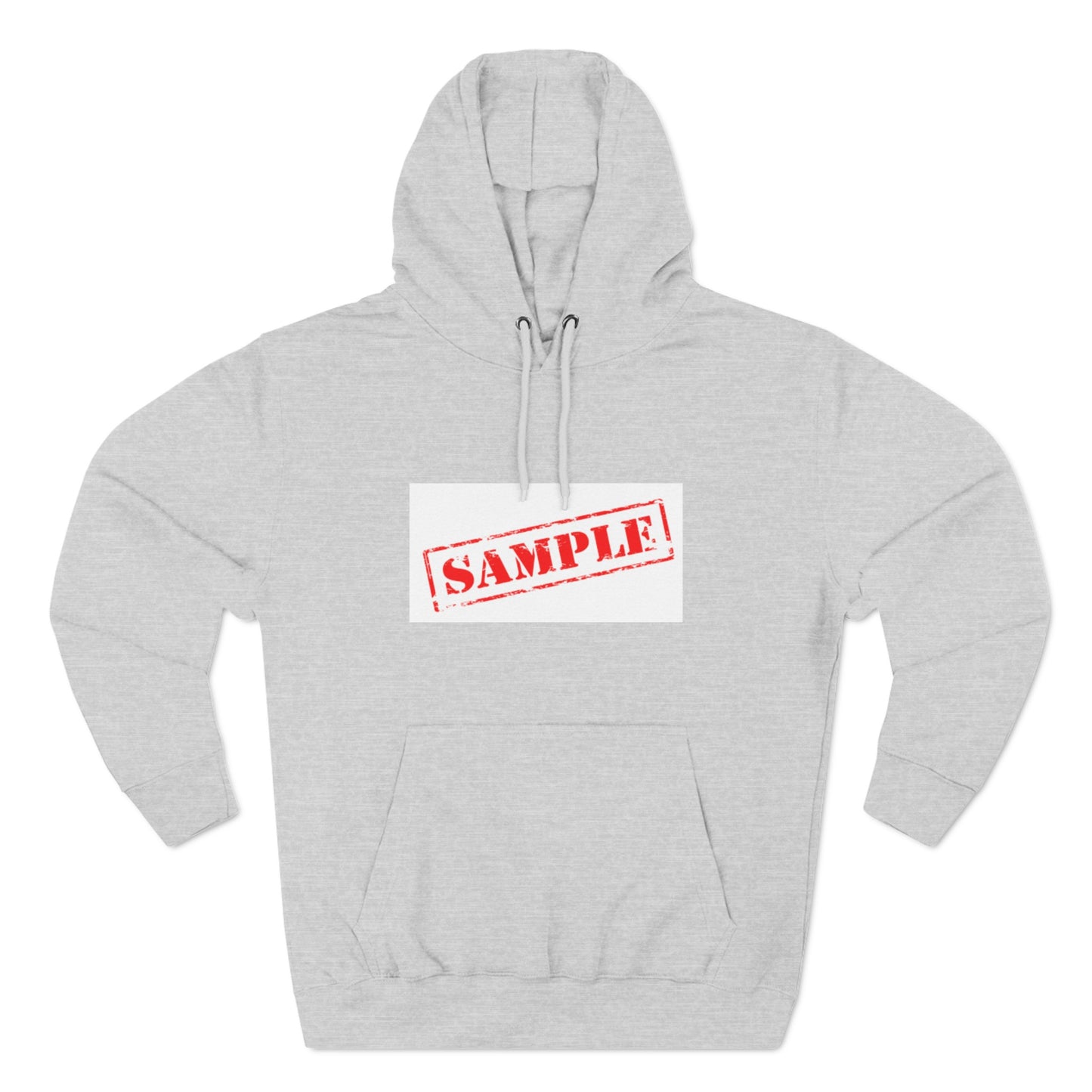 Three-Panel Fleece Hoodie