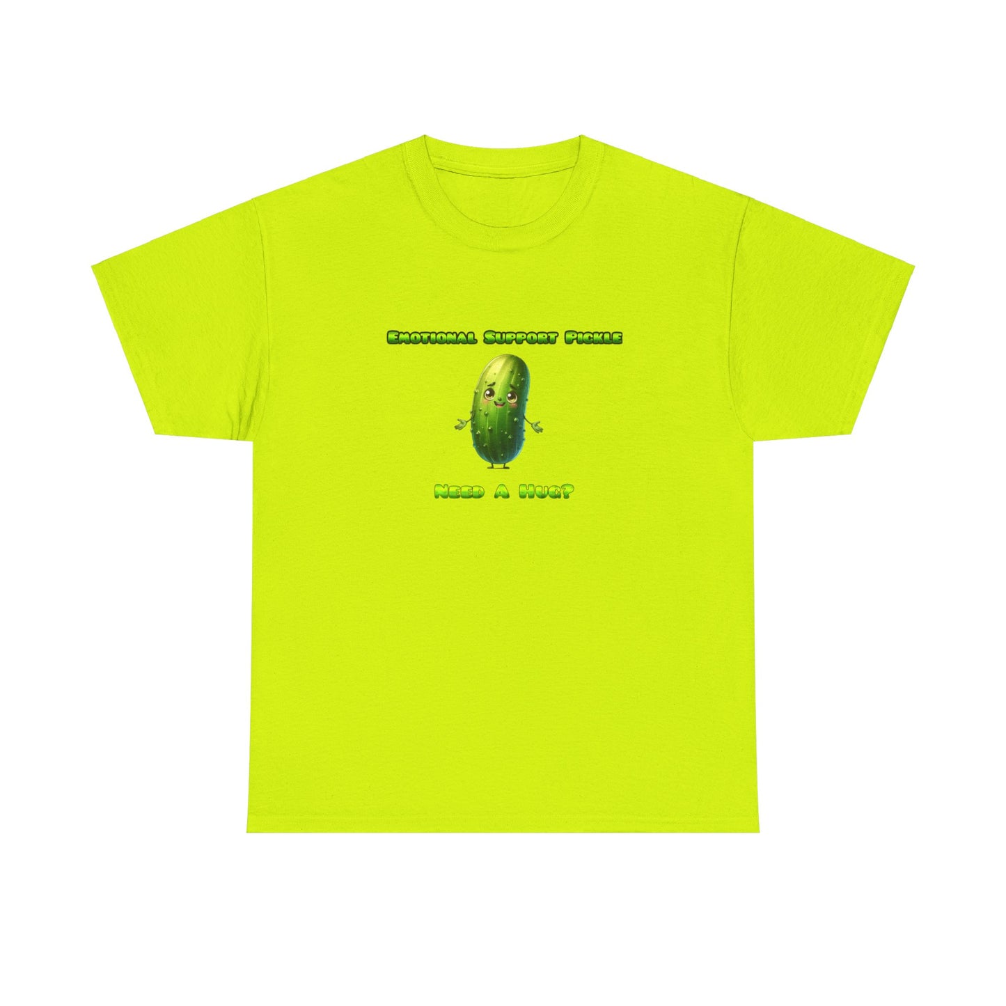 Emotional Support Pickle Cotton Tee