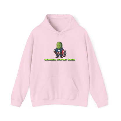 Emotional Support Pickle Hooded Sweatshirt