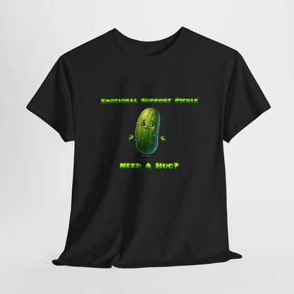 Emotional Support Pickle Cotton Tee