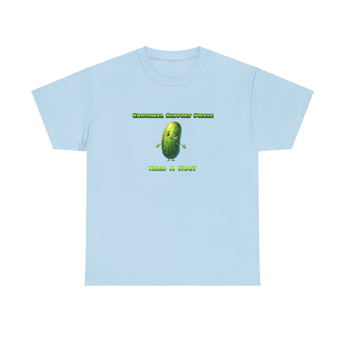 Emotional Support Pickle Cotton Tee