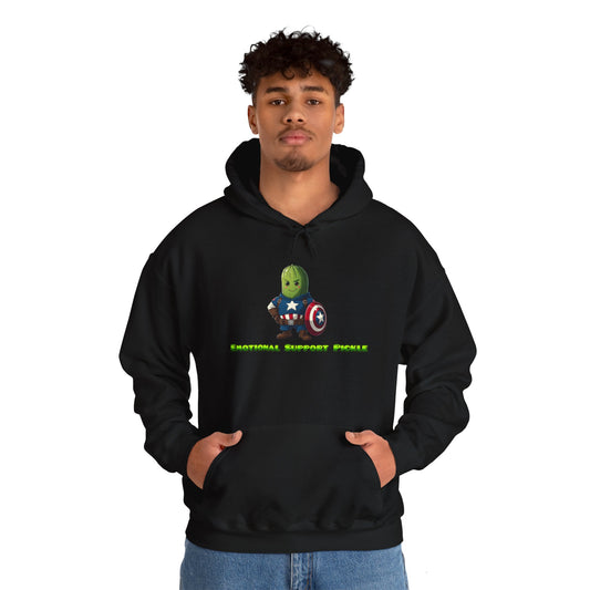 Emotional Support Pickle Hooded Sweatshirt