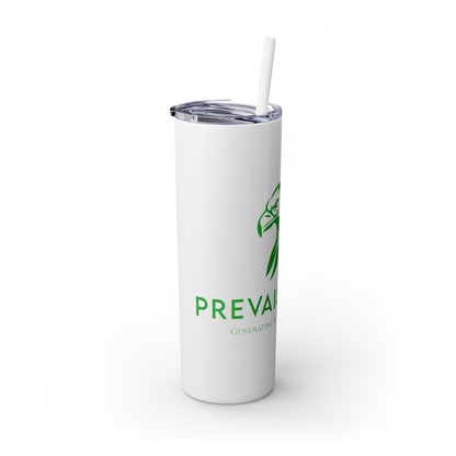 Prevail Token Skinny Tumbler with Straw, 20oz