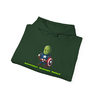 Emotional Support Pickle Hooded Sweatshirt