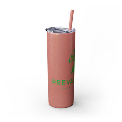 Prevail Token Skinny Tumbler with Straw, 20oz