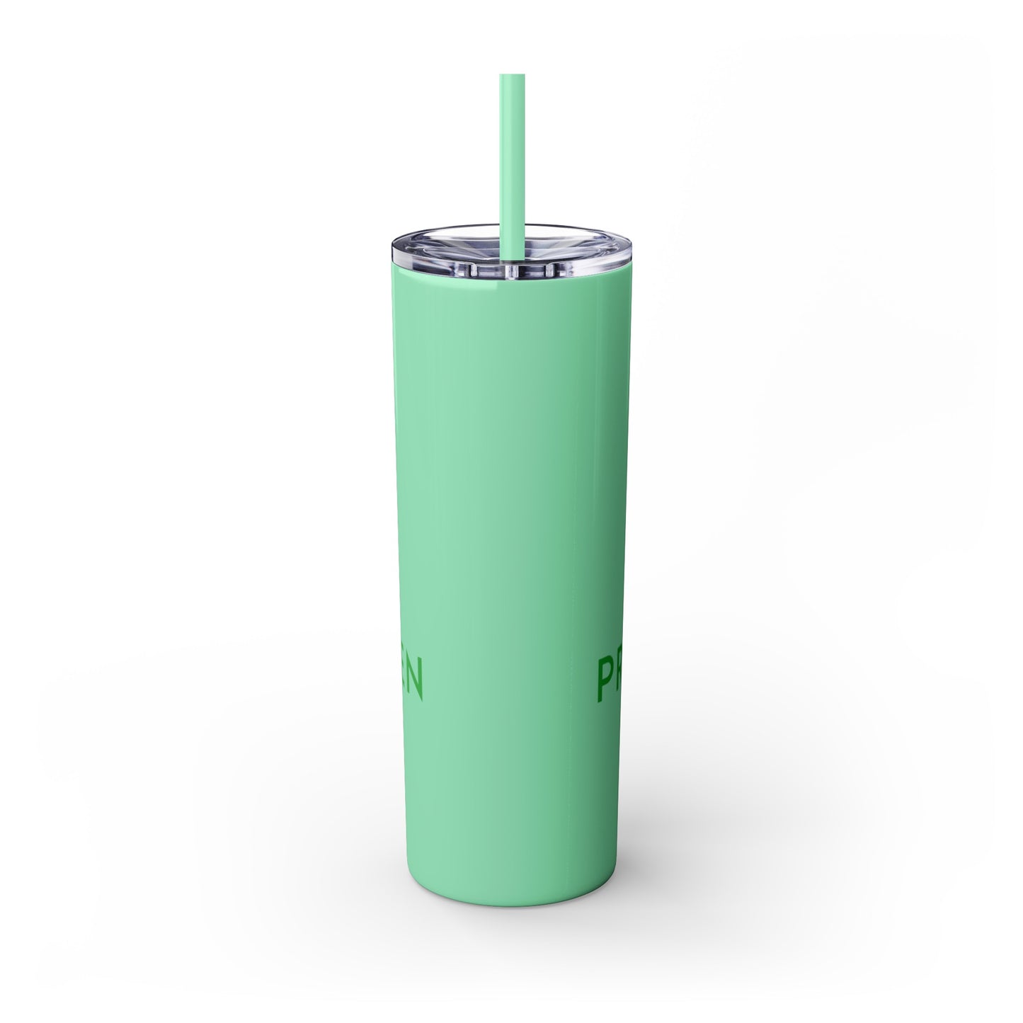 Prevail Token Skinny Tumbler with Straw, 20oz