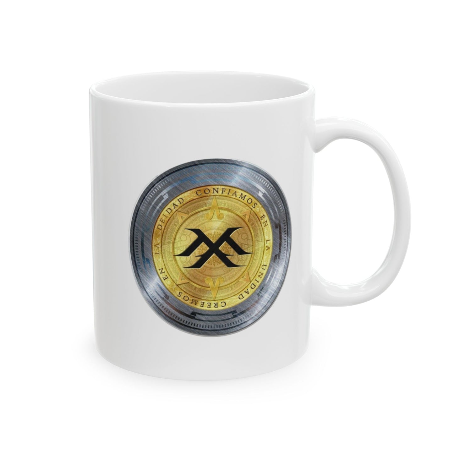 MXD Token Ceramic Mug, (11oz)