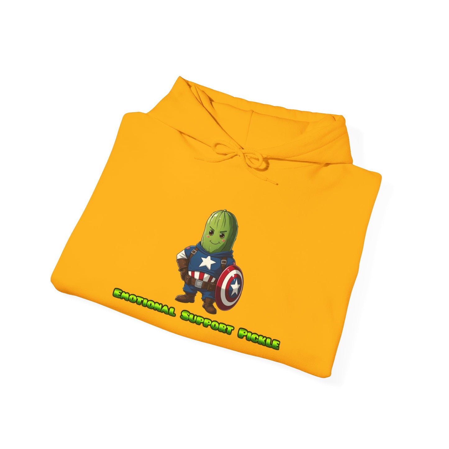 Emotional Support Pickle Hooded Sweatshirt