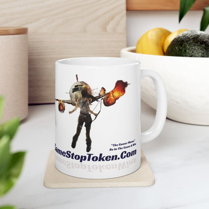 Game Stop Token Mug, (11oz)