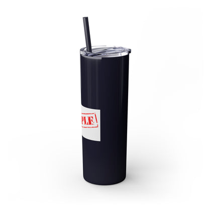 Skinny Tumbler with Straw, 20oz