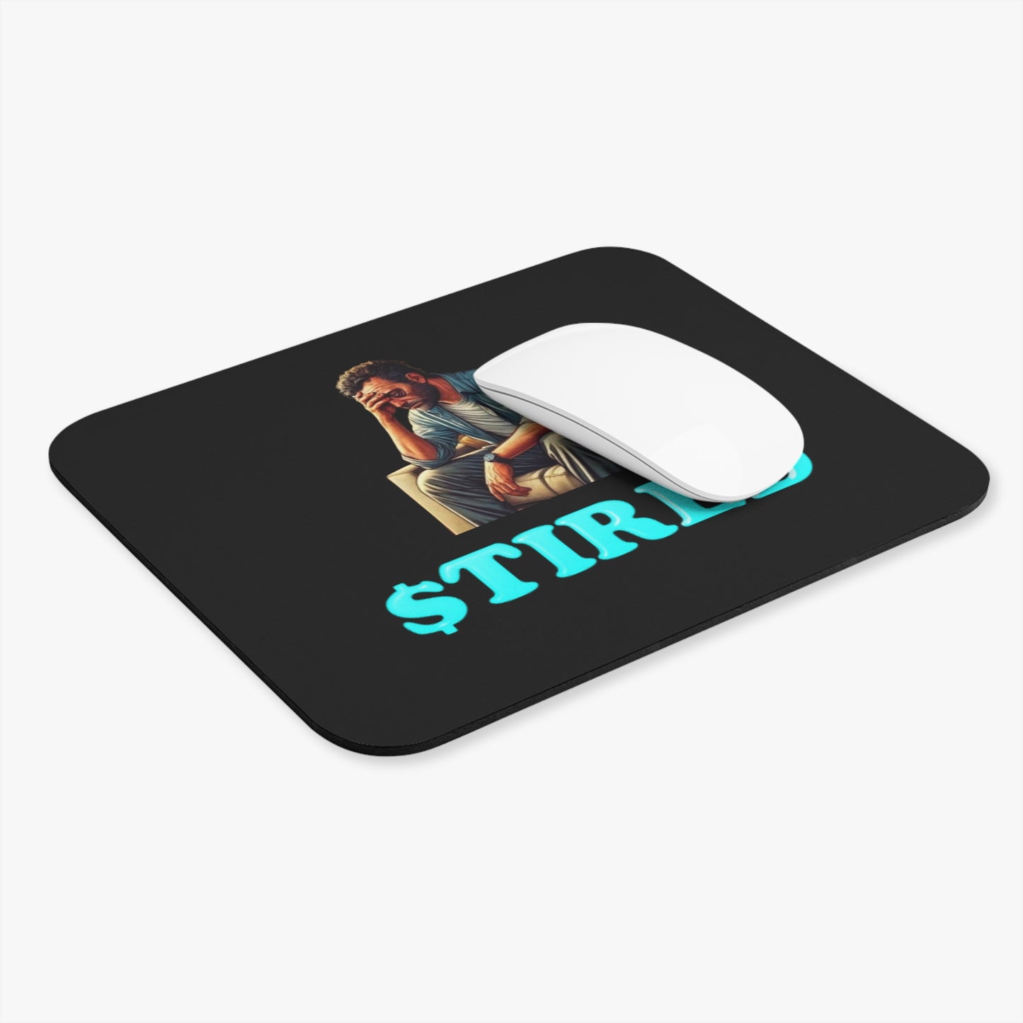 Tired Dad Mouse Pad (Rectangle)