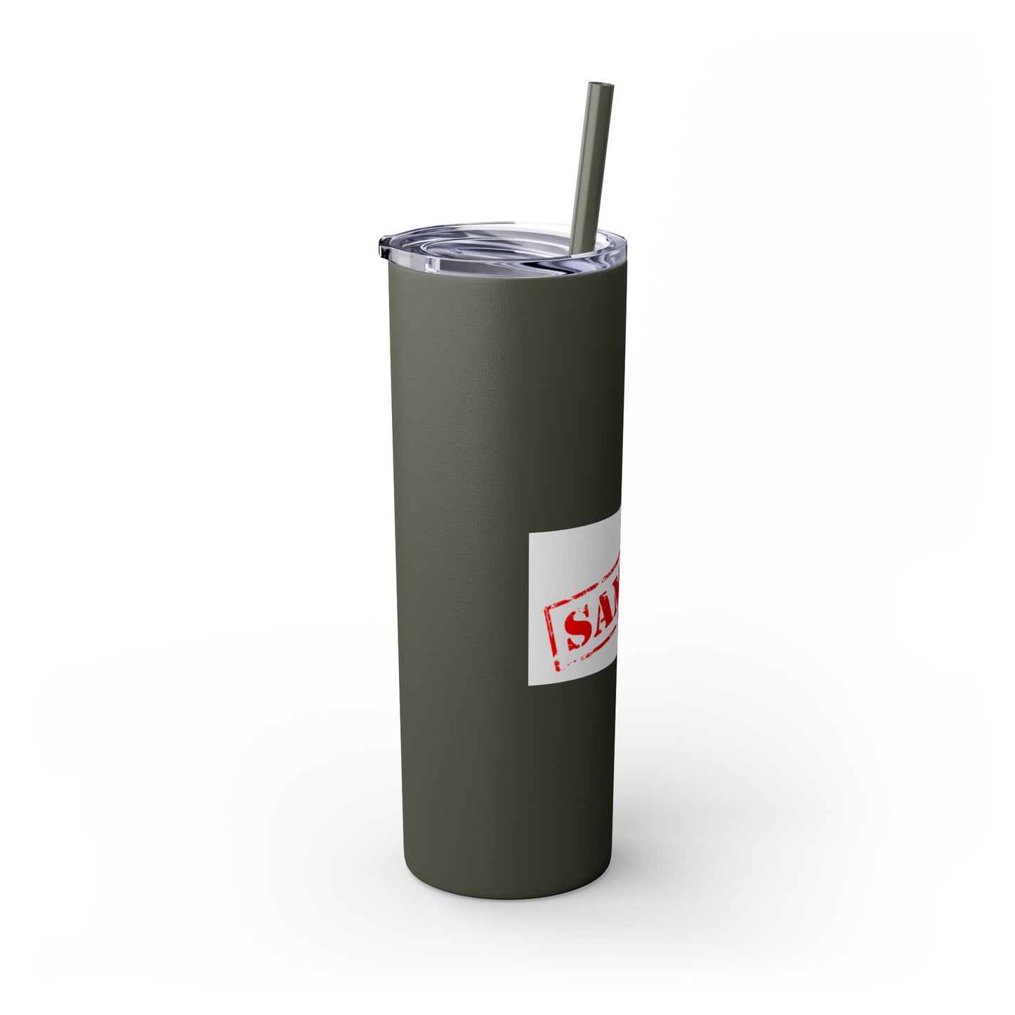 Skinny Tumbler with Straw, 20oz