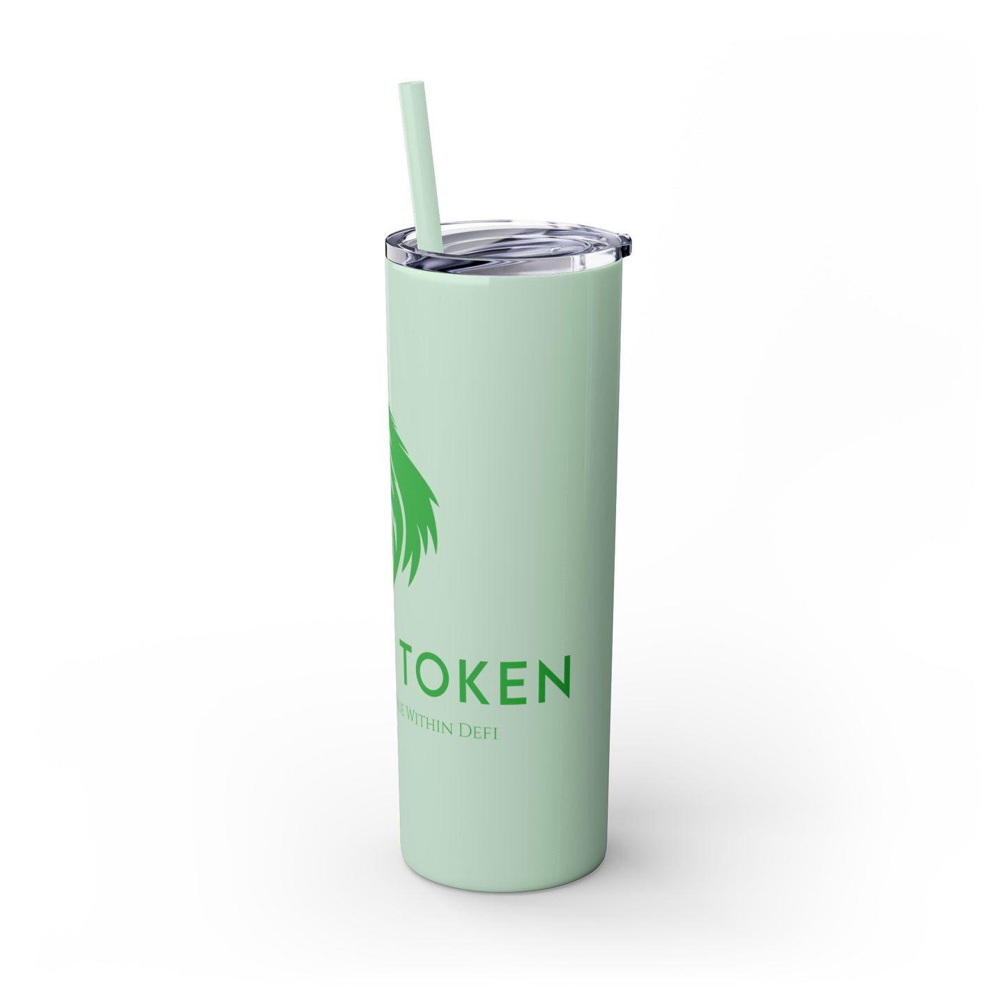 Prevail Token Skinny Tumbler with Straw, 20oz